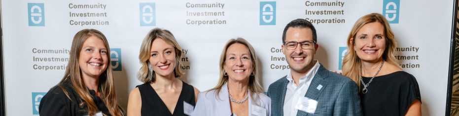 group photo Kathy Pancione, Bright Years Academy Executive Director Sydney Pugliares, Bright Years Academy Business Development Director April Lukasik, Bright Years Academy President & Founder Louis Silva, CIC President Annette Larabee, Webster Bank Senior Vice President & Senior Relationship Manager